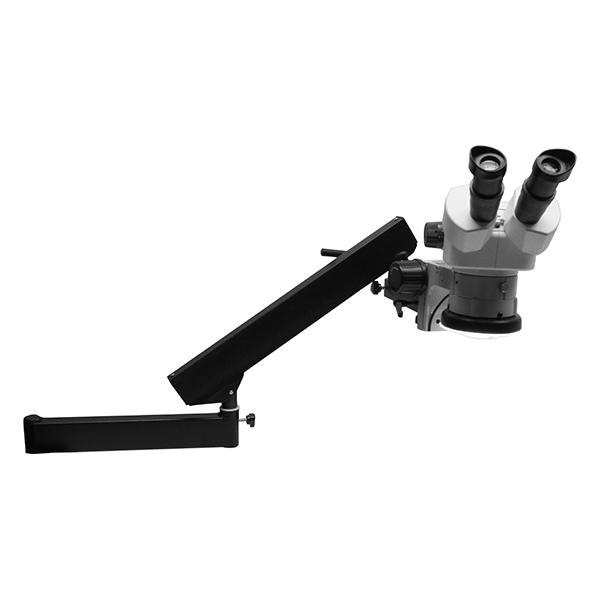 Stereo Zoom Binocular Microscope SPZ 50  6 75x  50x  on Articulating Arm with Integrated Ring Light 26800B 373 5