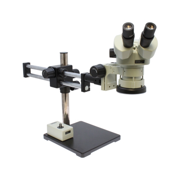 Stereo Zoom Binocular Microscope SPZ 50  6 75x 50x  on Double Arm Boom Stand   Integrated LED Light 26800B 373 6