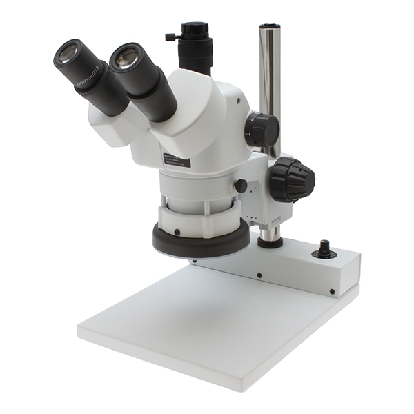 Stereo Zoom Trinocular Microscope on Stand PLED  ESD Safe SPZV 50E 26800B 376 ESD