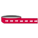B736 2  H x 12  W  White on Red  Roll of 25  PM TO GO 73951