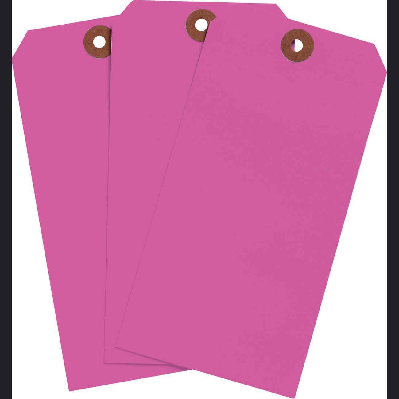 Blank Write On Tags  5 75  H x 2 875  W  Cardstock  Fluorescent Pink 1000 PK 102062