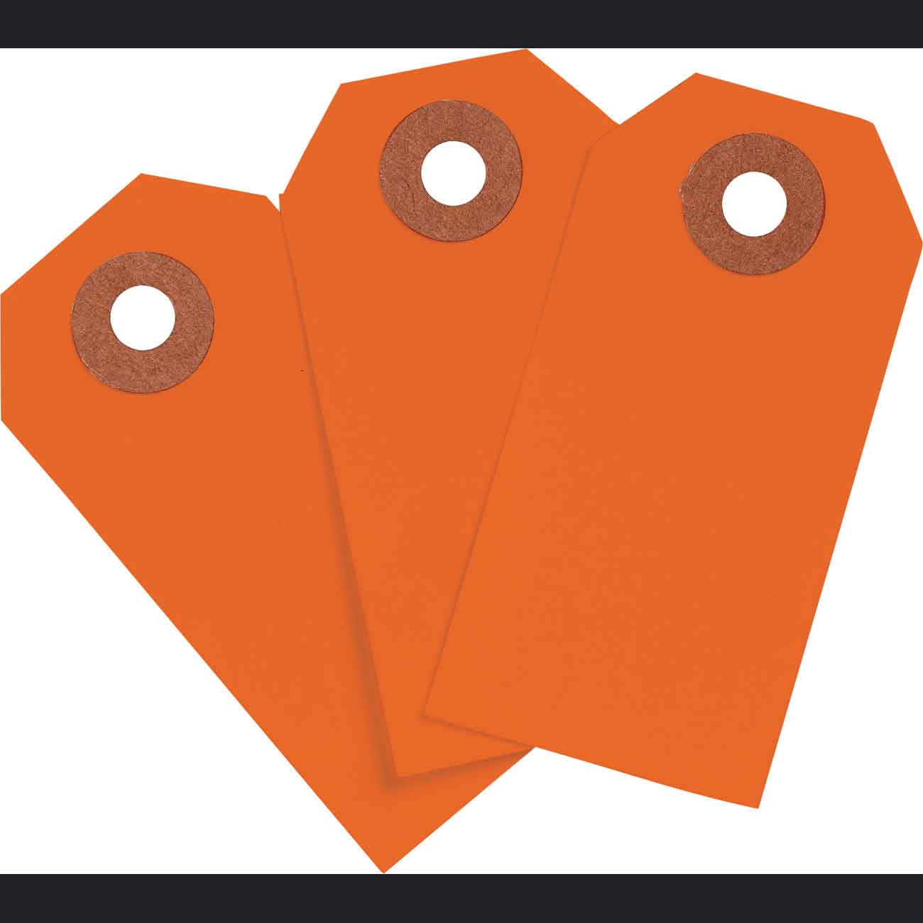 Blank Write On Tags  3 25  H x 1 625  W  Cardstock  Fluorescent Red 1000 PK 102081