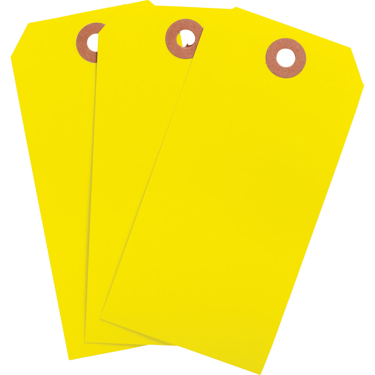 Blank Write On Tags  4 75  H x 2 375  W  Cardstock  Yellow 1000 PK 102140