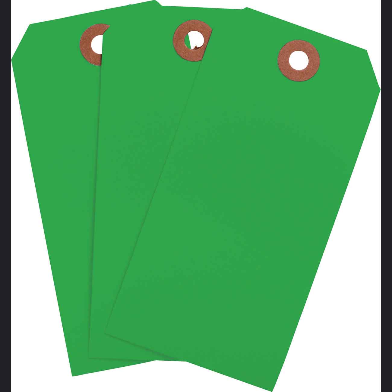 Blank Write On Tags  4 25  H x 2 125  W  Cardstock  Dark Green 1000 PK 102147