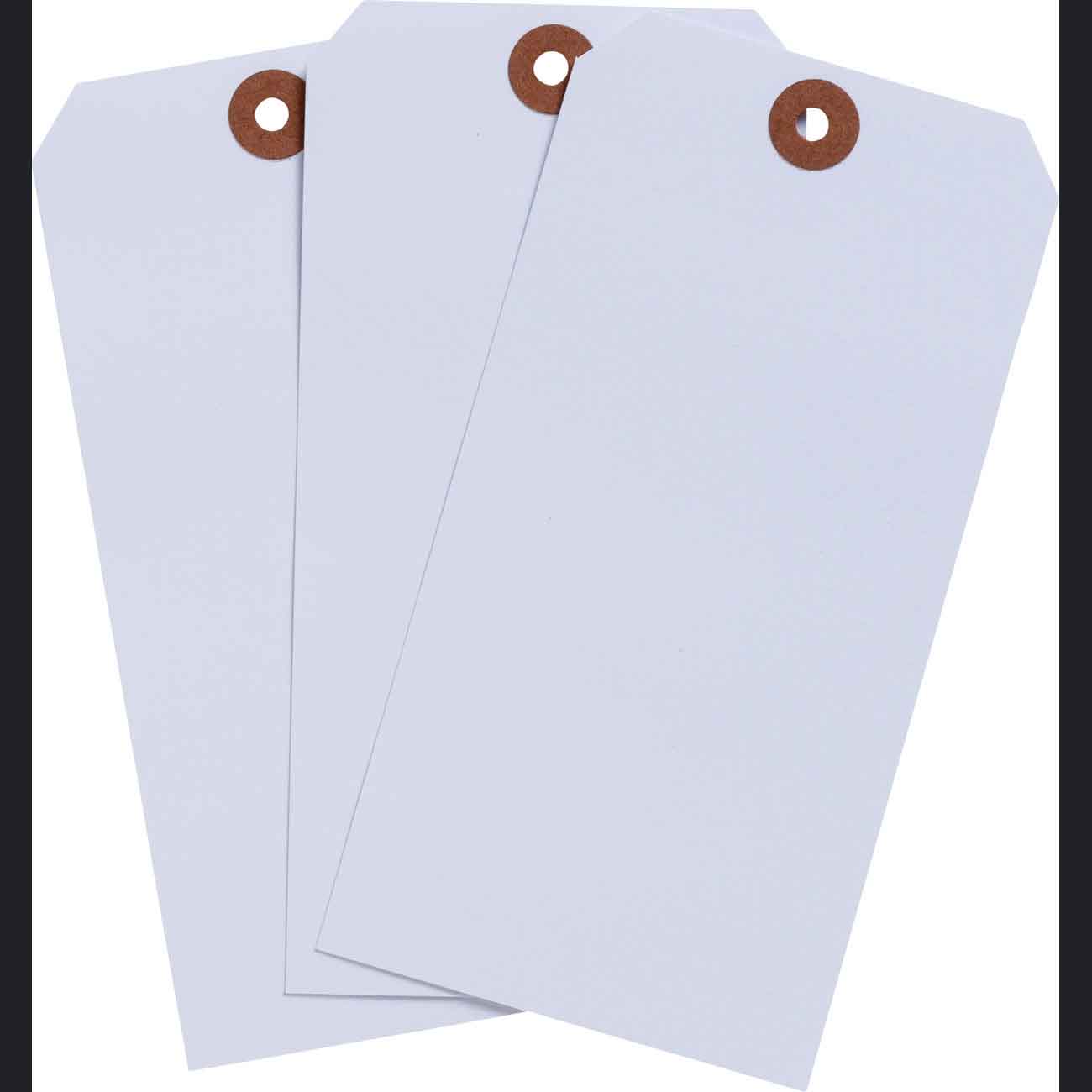 Blank Write On Tags  5 25  H x 2 625  W  Cardstock  White 1000 PK 102165
