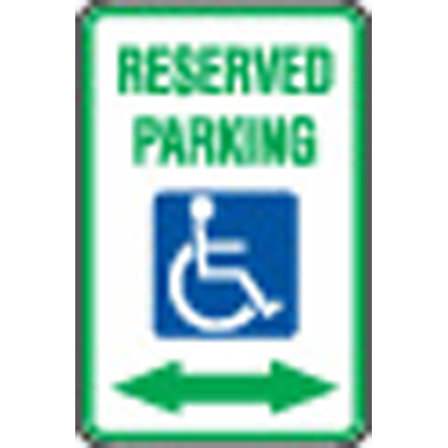 Federal Handicap Parking Sign 103747