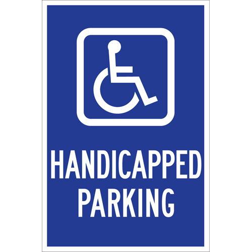 Handicap Parking Sign 103780
