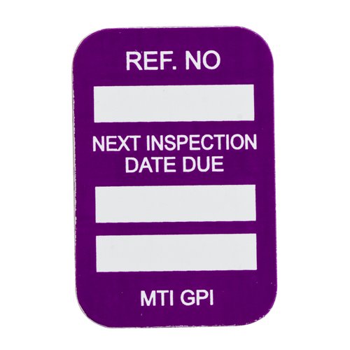 MICROTAG Next Inspection Due Date Insert MIC MTIGPI P
