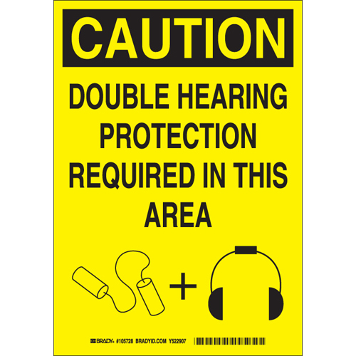 Ear Protection Sign 105728