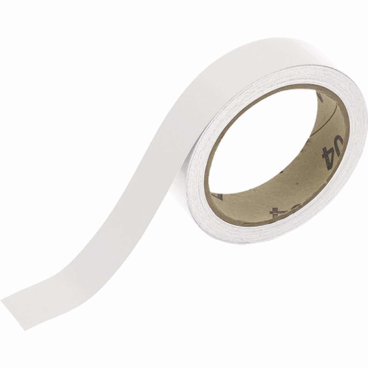 Reflective Banding Tape for Pipe Marking   Roll Form  Reflective Vinyl  White  1  x 30  105975