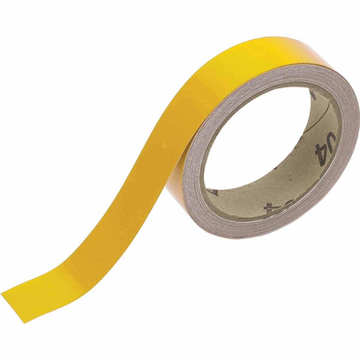 Reflective Banding Tape for Pipe Marking   Roll Form  Reflective Vinyl  Yellow  1  x 30  105976