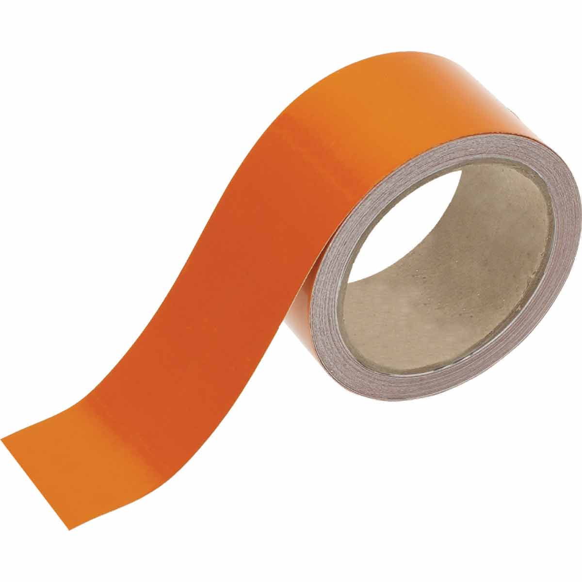 Reflective Banding Tape for Pipe Marking   Roll Form  Reflective Vinyl  Orange  2  x 30  105977