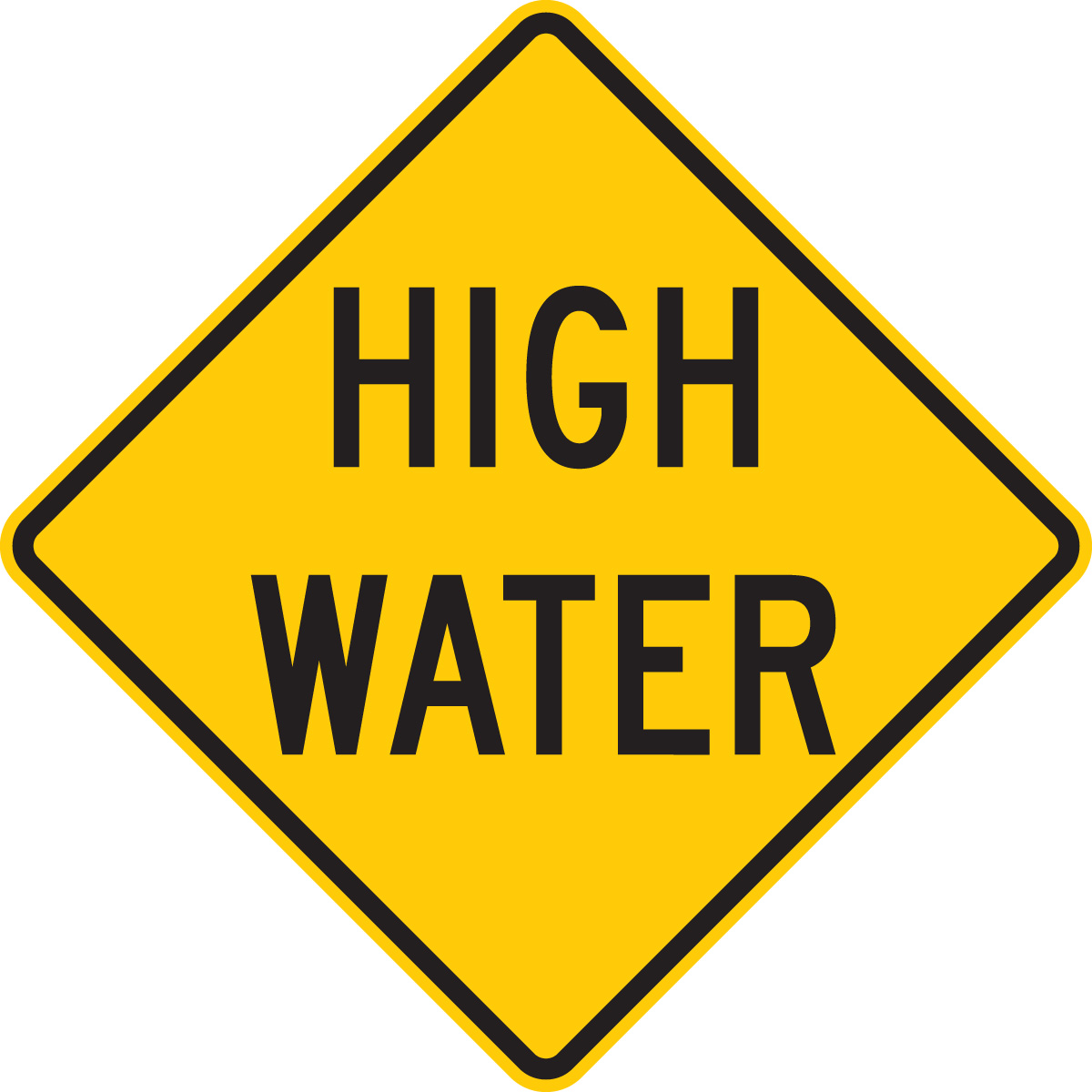 B 959 30X30 HIGH WATER SIGN 113294
