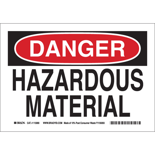 Eco Friendly Danger Sign 116154