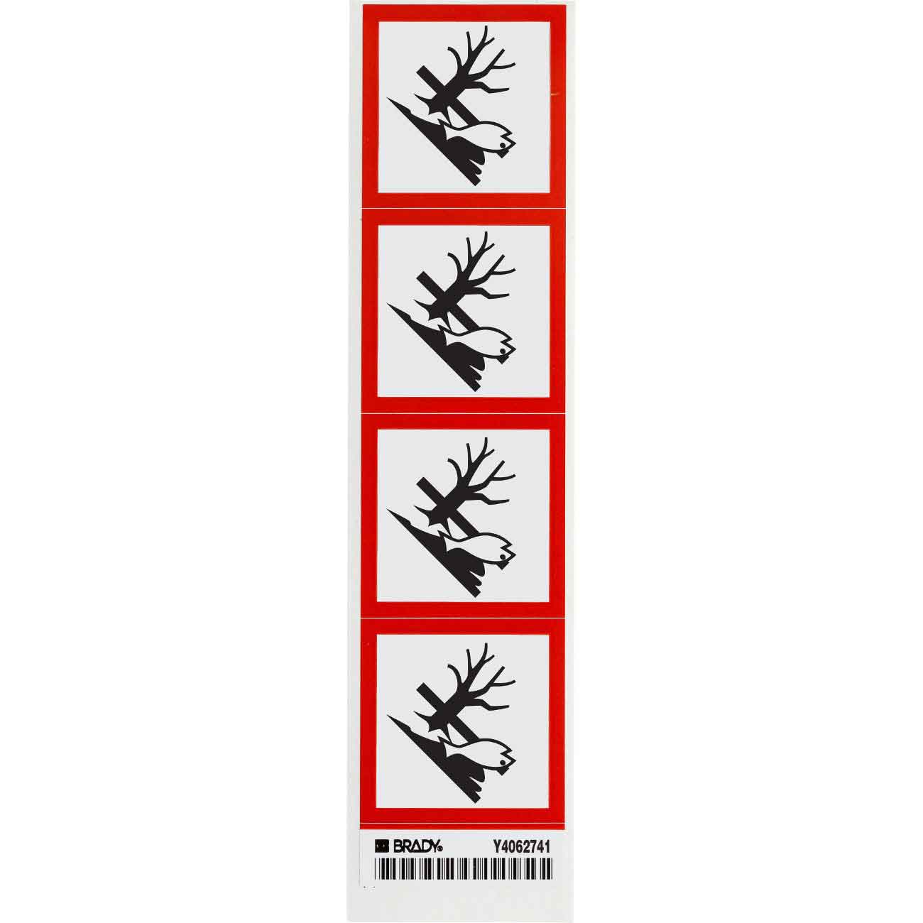 GHS Environmental GHS Labels  2  H x 2  W x 0 004  D 118865