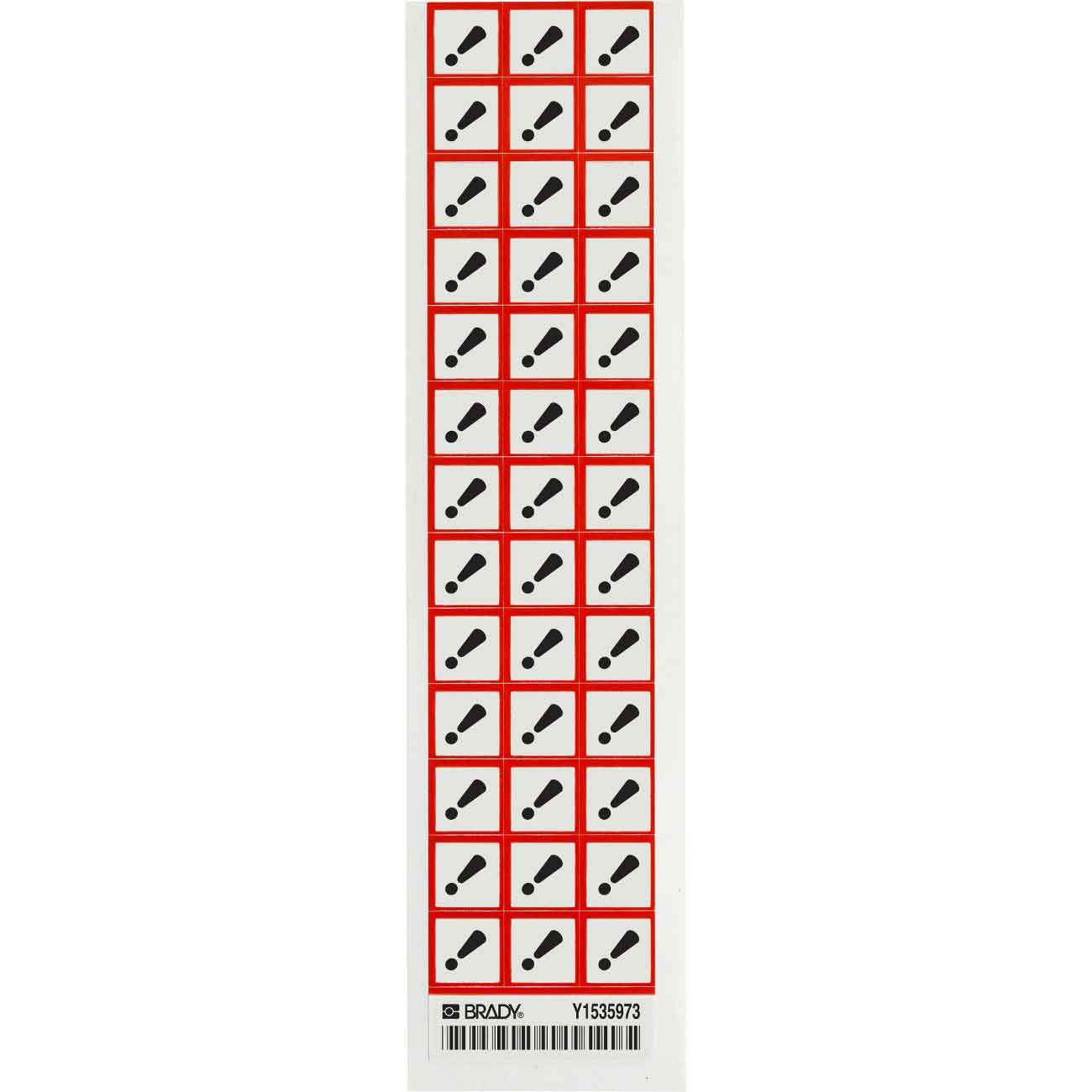 GHS Acute Toxic Picto Labels  Paper  Black Red on White  0 625  H x 0 625  W 118911