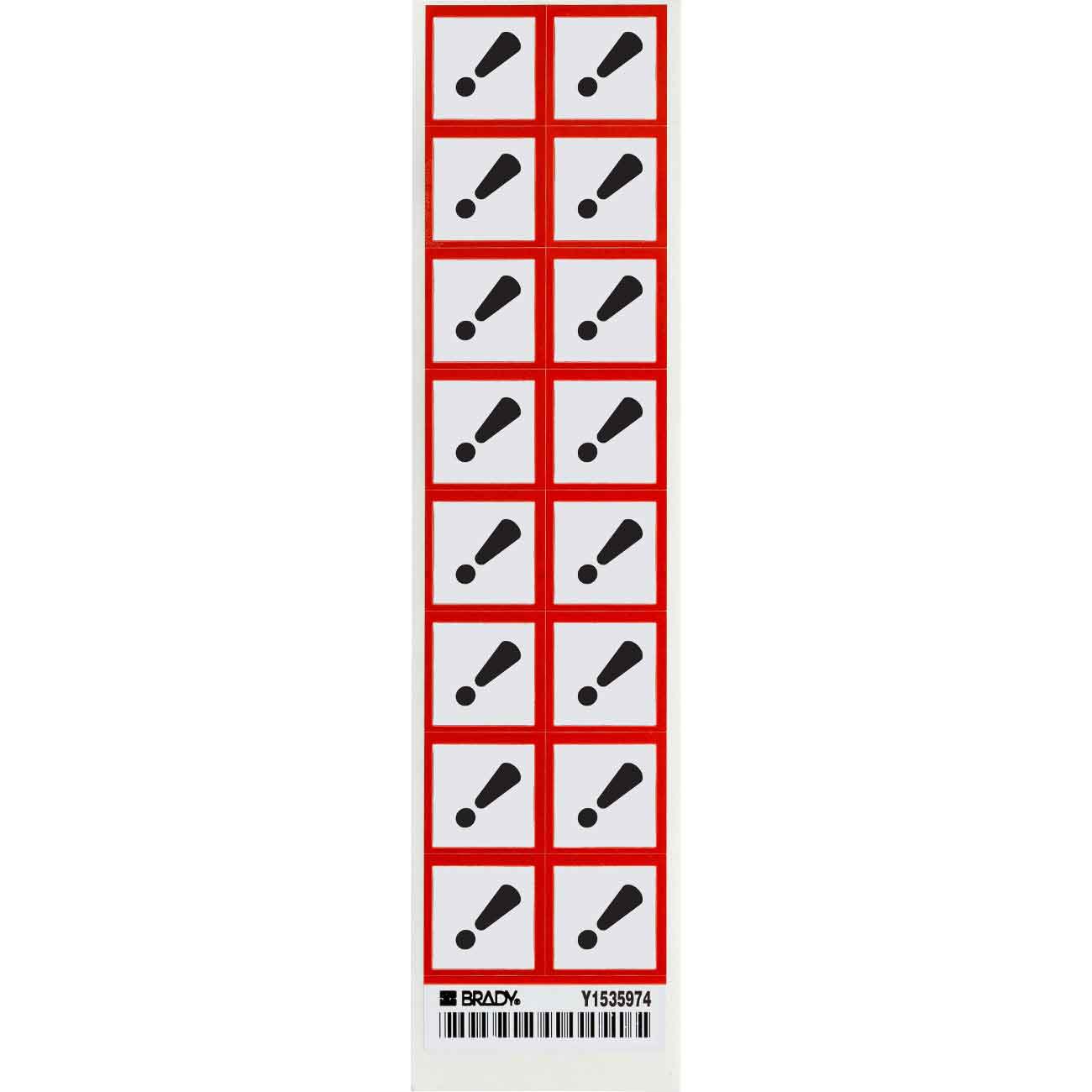 GHS Acute Toxic Picto Labels  Paper  Black Red on White  1  H x 1  W 118912