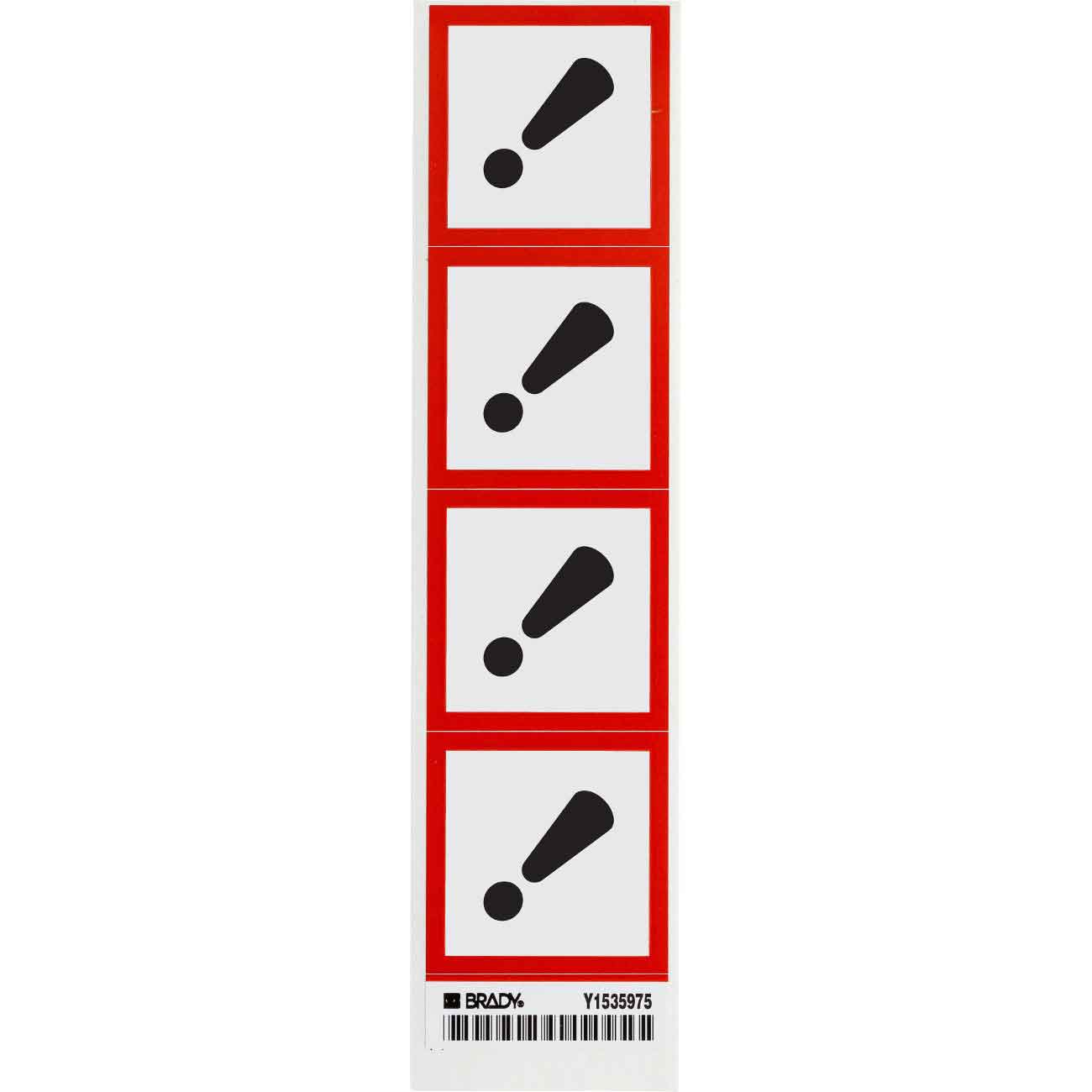 GHS Acute Toxic Picto Labels  Paper  Black Red on White  2  H x 2  W 118913