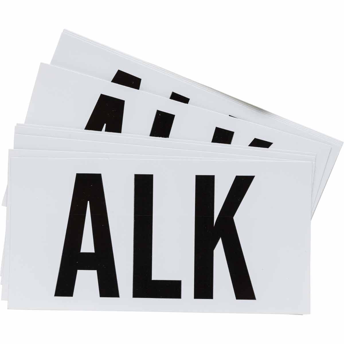 ALK Labels  3  H x 6  W x 0 004  D 121055
