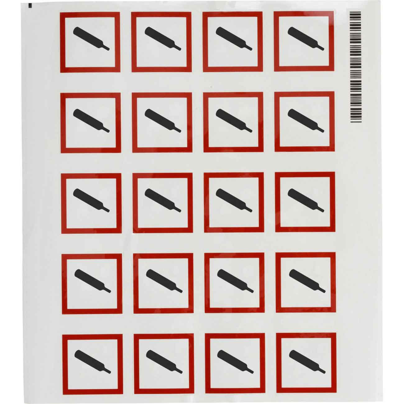 GHS Gas Pressure Picto Label  1 5  H x 1 5  W x  035  D 121192