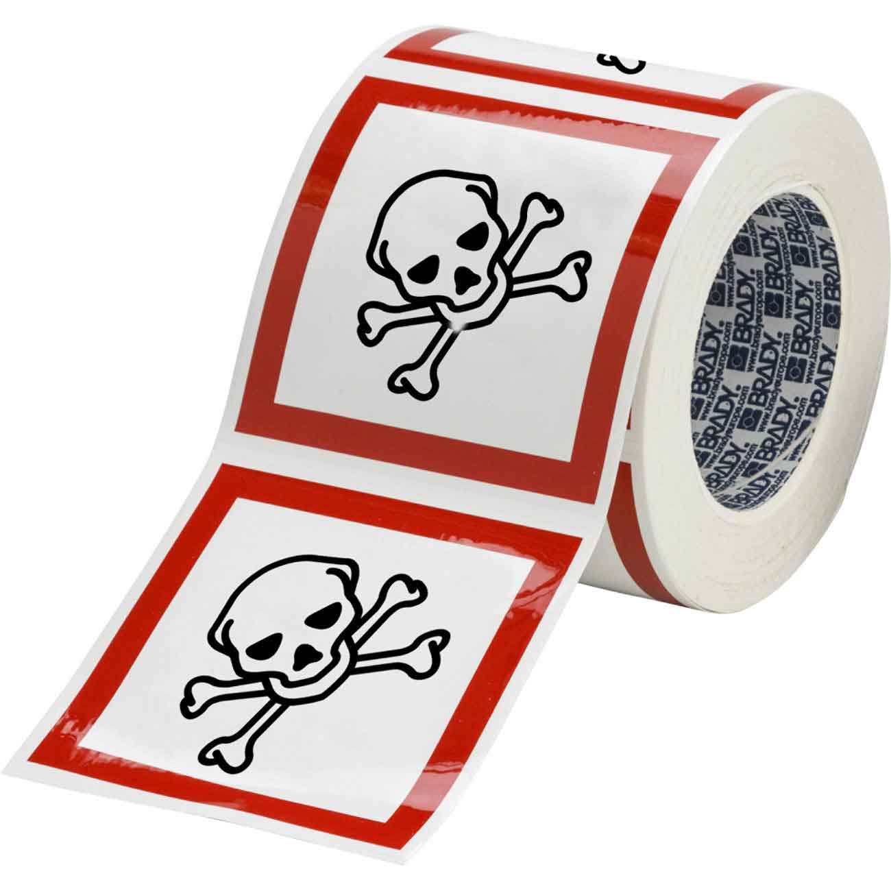 GHS Severe Toxic Picto Label  4  H x 4  W x  035  D 121199