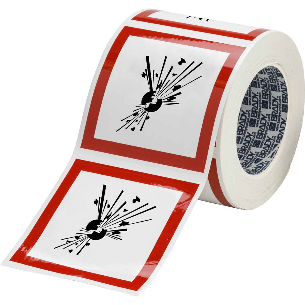 GHS Explosive Picto Label  4  H x 4  W x  035  D 121201