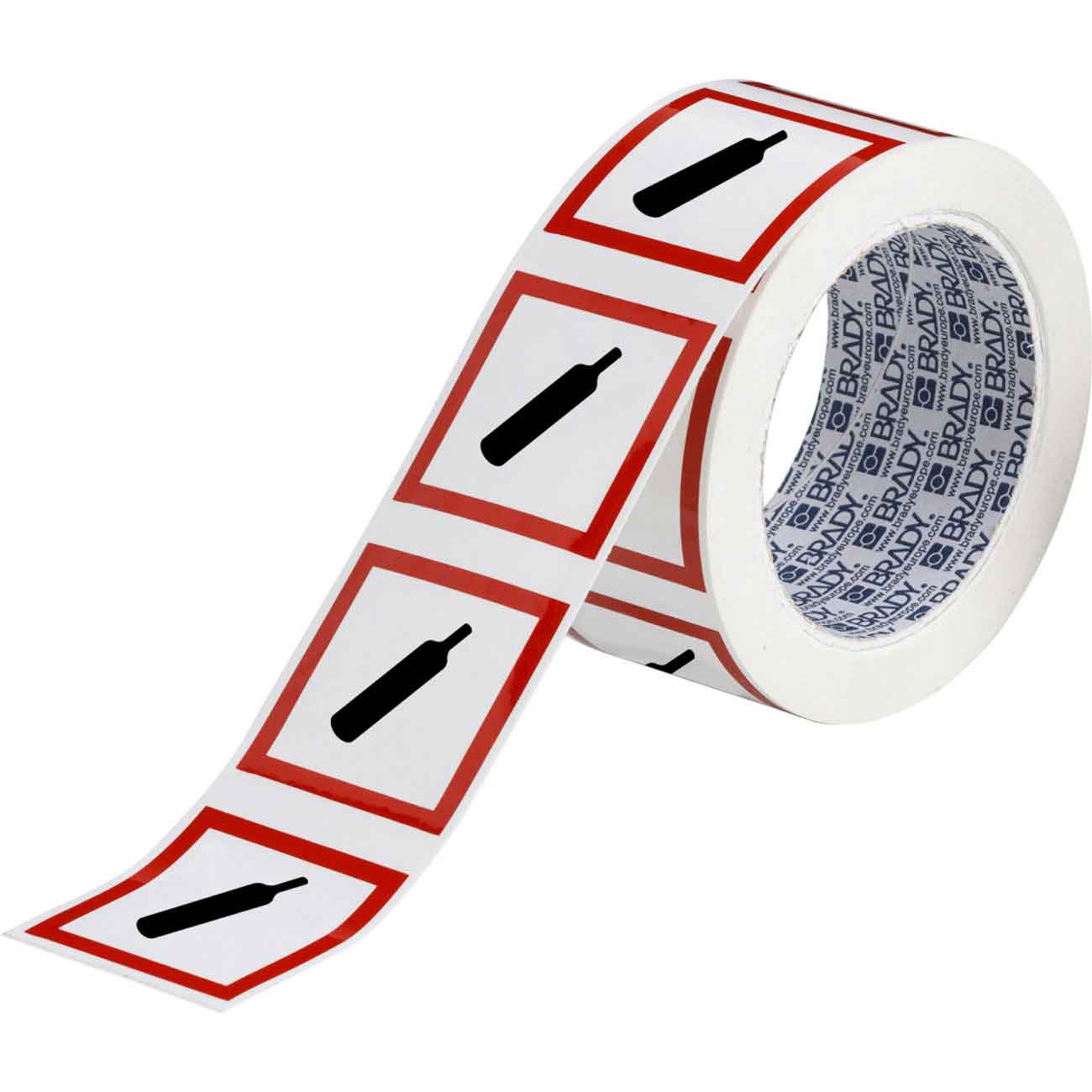 GHS Gas Pressure Picto Label  2  H x 2  W x  035  D 121207