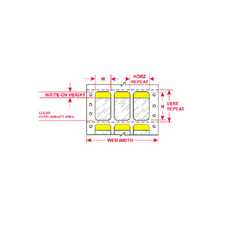 DATAB  Dot Matrix Printable Labels DAT 159 292 YL
