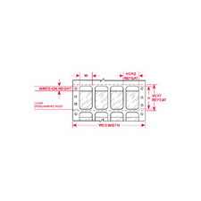DATAB  Dot Matrix Printable Labels DAT 186 292 2 5