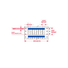 DATAB  Dot Matrix Printable Labels DAT 85 292 BL