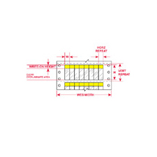 DATAB  Dot Matrix Printable Labels DAT 85 292 YL