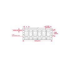 DATAB  Dot Matrix Printable Labels DAT 9 292 2 5