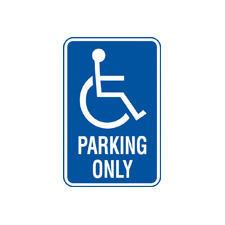 California State Specific ADA Sign 103753