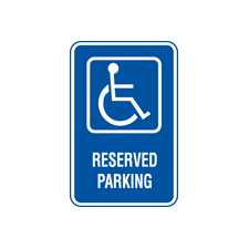 Handicap Parking Sign 103779