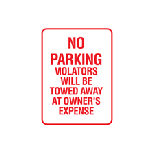 No Parking Sign 103738