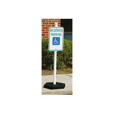 Recycled Rubber Sign Post System 103566