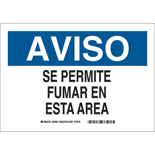 B555 10X14 BLU BLK WHT SPANISH 38464