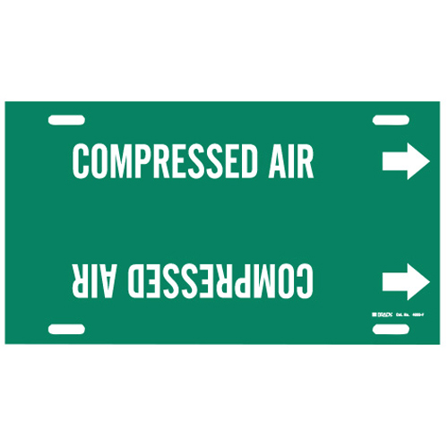 Brady Strap On Pipe Marker 4033 F