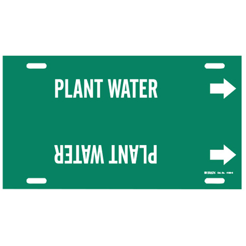 Brady Strap On Pipe Marker 4109 H