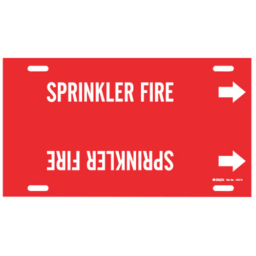 Brady Strap On Pipe Marker 4127 H