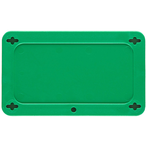 Blank Valve Tags Plastic 2 2 in H x 3 7 in W Green 41928