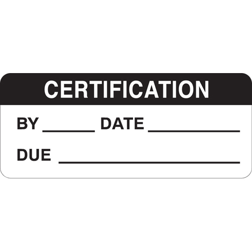 Write On Inspection Label 42217