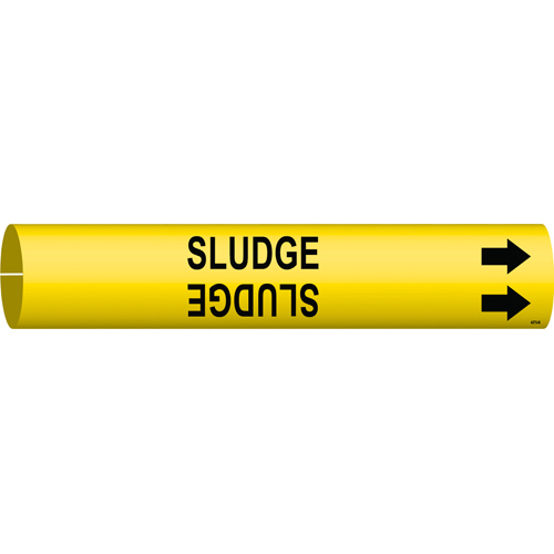 Sludge Pipe Marker  Fits Pipes 1 5  Dia  Thru 2 375  Dia 4273 B