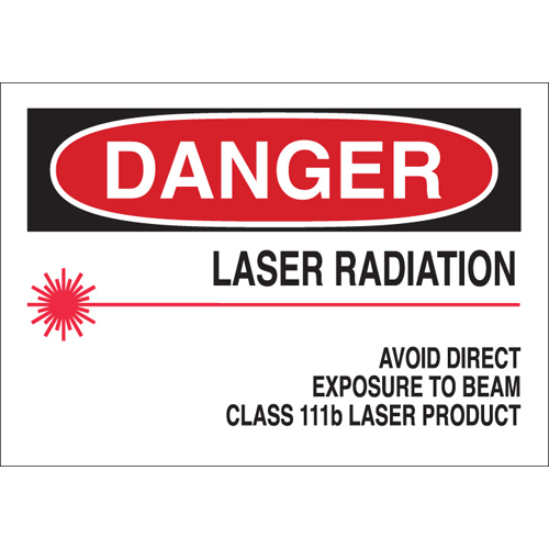 Radiation   Laser Sign 42835