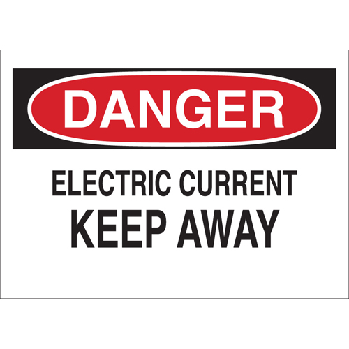 Electrical Hazard Sign 43102