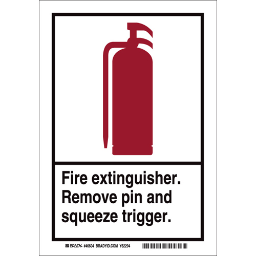 FIRE EXTINGUISHER SIGN 46604