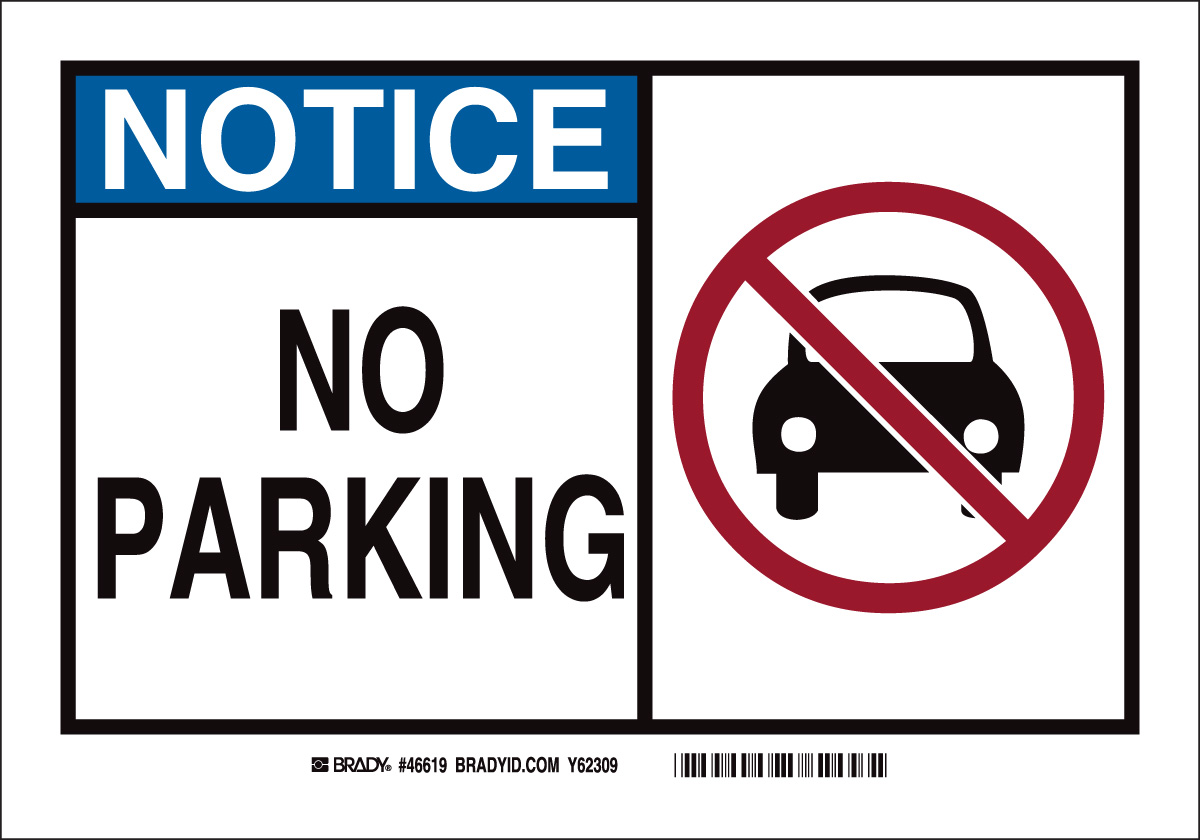 NO PARKING 46619