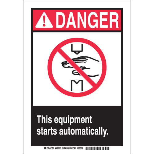 ANSI Z535 Safety Sign 45052