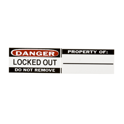 Aluminum Padlock Labels 50289