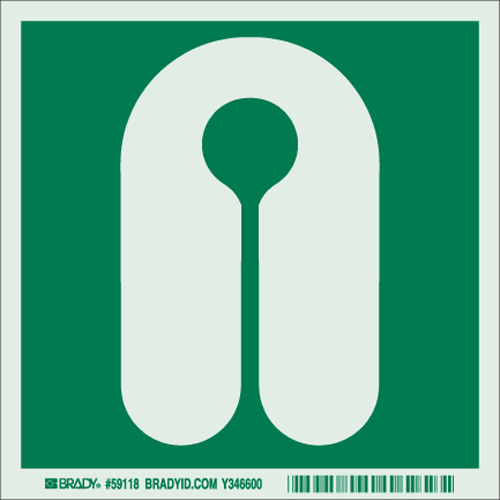 B324 IMO LBL 6X6 GRN PHOTOLUM 59118